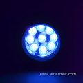 9 LED UV Flashlight Aluminum Blacklight Keychain Flashlight